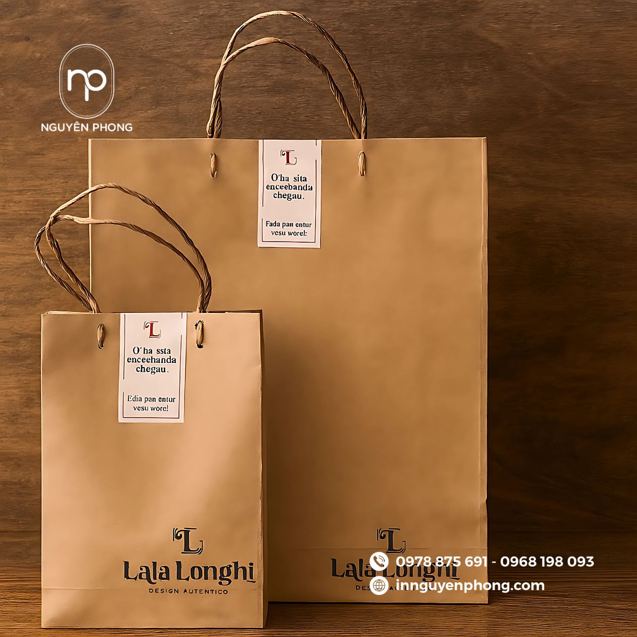 Mẫu túi giấy kraft tại Tp. HCM